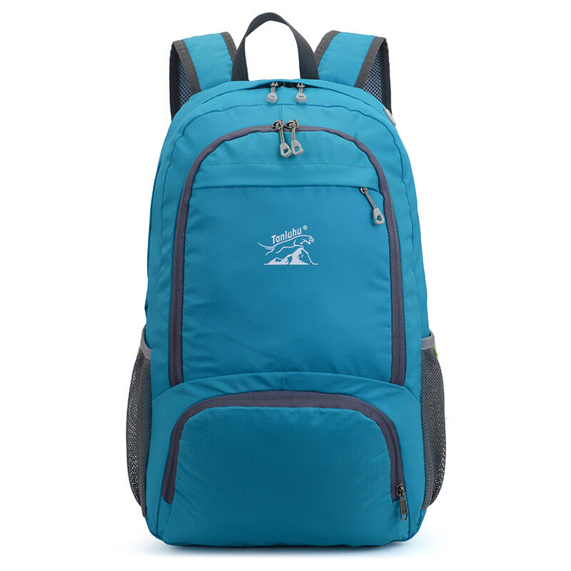 Leve náilon dobrável mochila multicolorido impermeável esportes ao ar livre acampamento caminhadas dobrável grande capacidade saco de montanhismo