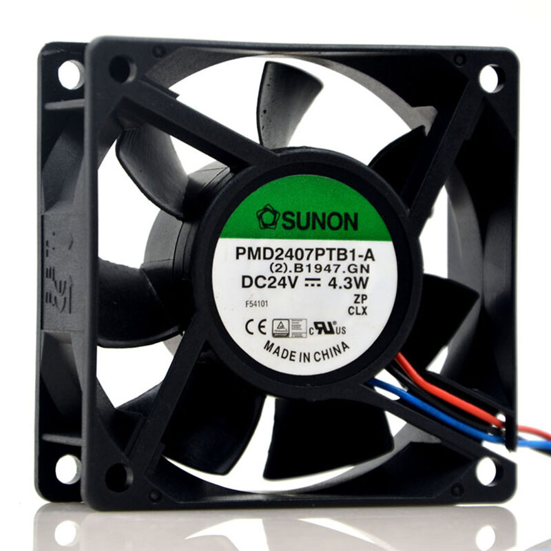 Original For Sunon PMD2407PTB1-A 24V 4.3W 7CM 70X70X25MM 7025 3wire inverter case fan