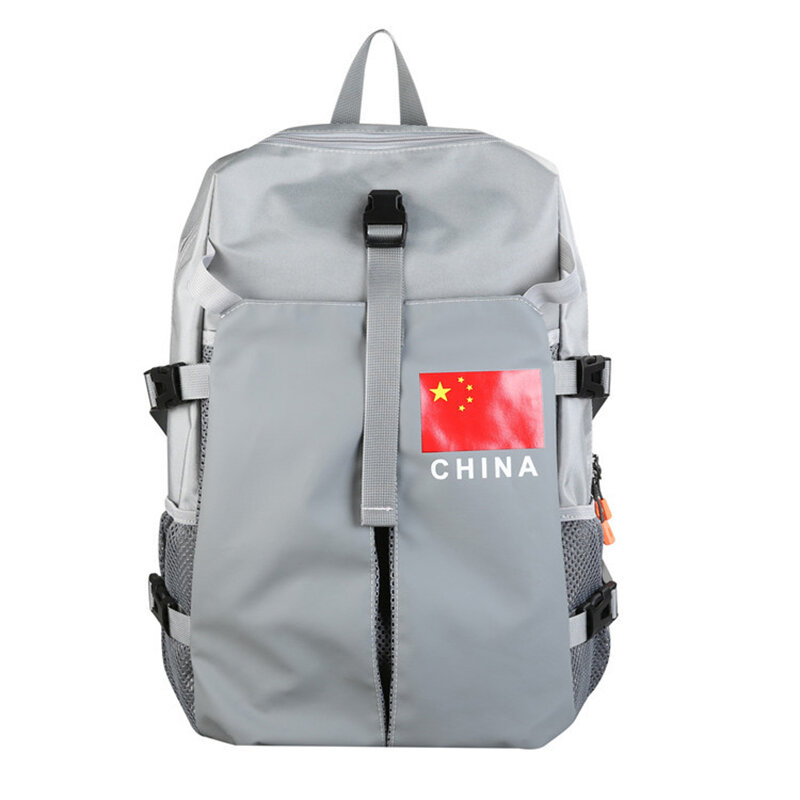 Backpack men chinese style sports basketball football laptop backpacks outdoor travel boys student school bags large capacity