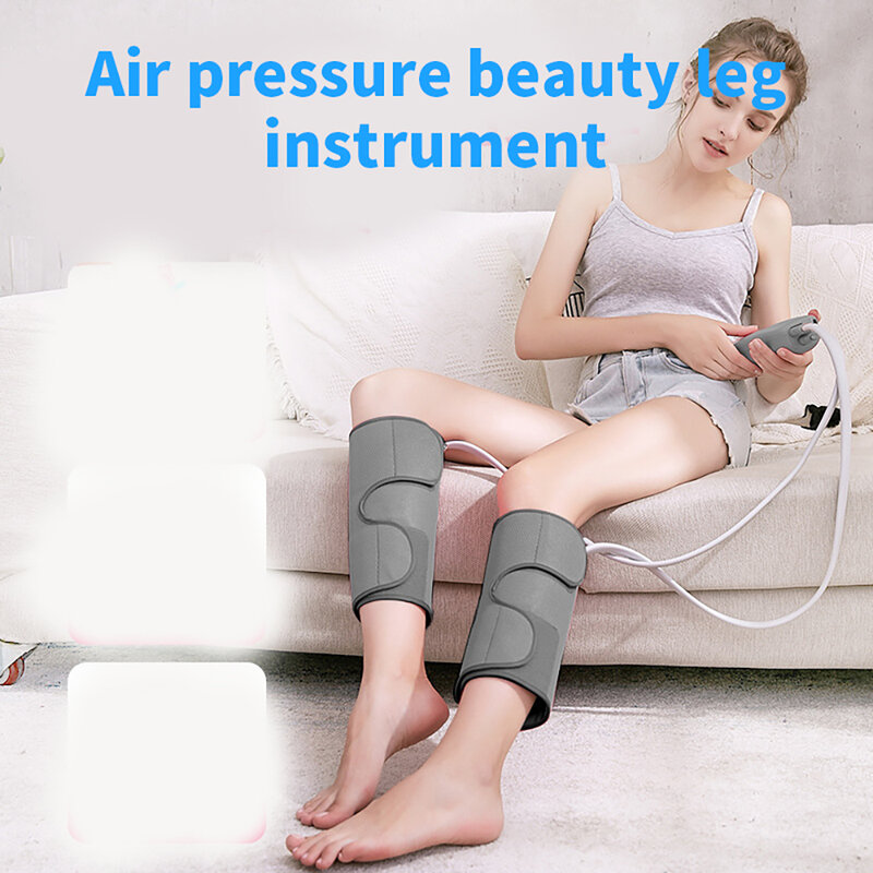 Household Pneumatic Foot Massage Machine Automatic Leg Massager With Smart Air Compression Controlled Heating Calf Massager