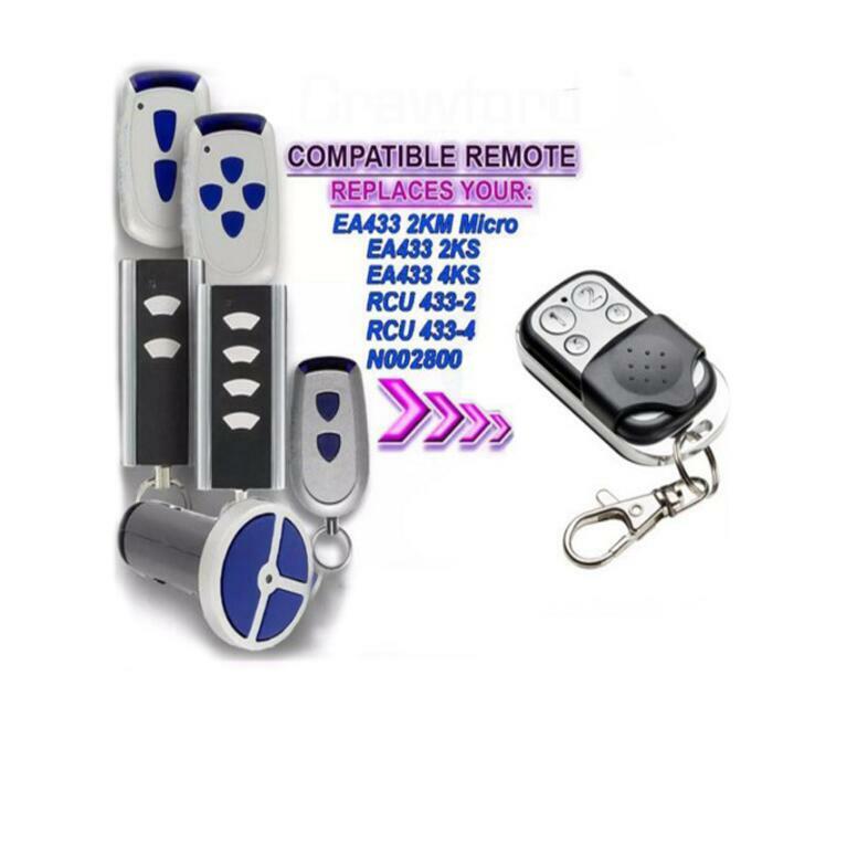 Untuk EA433 2KM MIKRO EA433 2KS RCU433 kompatibel remote control penggantian gratis pengiriman