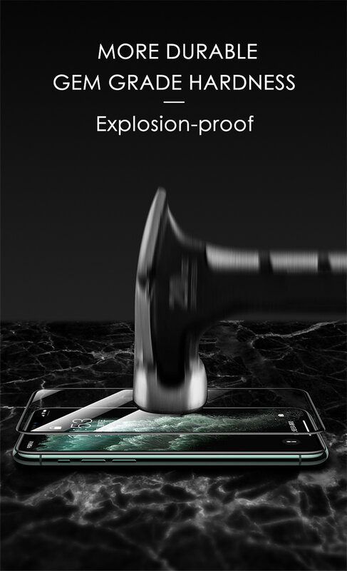 Vetro temperato a copertura totale per iPhone 12 11 Pro Max Cover proteggi schermo vetro per iPhone 7 8 Plus X XR XS Max 6 6S Plus