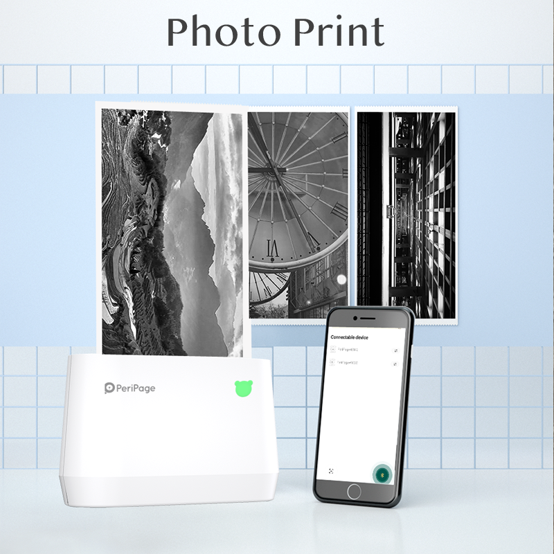 PeriPage-papel translúcido para impresora Mini, papel térmico de bolsillo, serie A9, 77x30mm