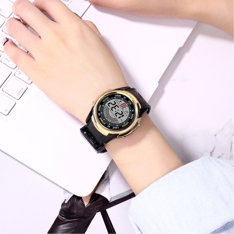 PANARS nastolatków zegarek dla dzieci cyfrowy Student projekt zegarki zegarek dla dzieci dla chłopców dziewczyny jasne Alarm z wyświetlaczem wodoodporna