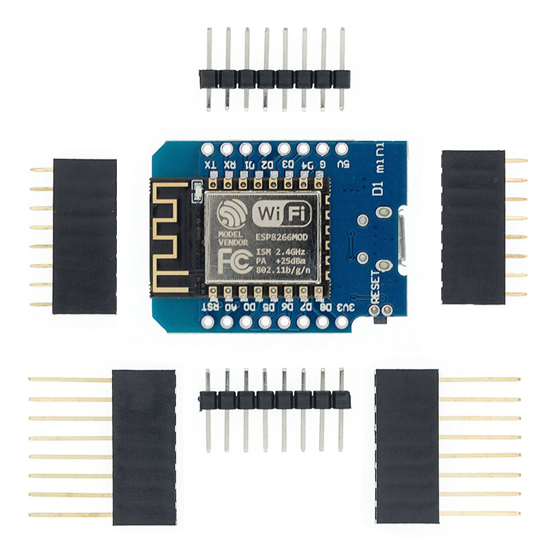 Placa de desarrollo WIFI, placa NodeMCU Lua IOT con pines, ESP8266, ESP-12, CH340G, CH340, V2, USB, WeMos D1, Mini PRO, V3.0.0, 3,3 V