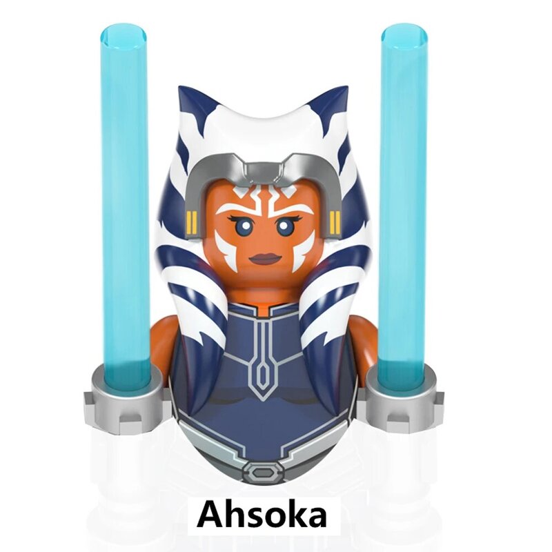 Disney obi-wan Kenobi Luke Skywalker Yoda klocki Ahsoka Tano Sith Kylo Ren Count Dooku Kanan Jarrus figurki zabawki
