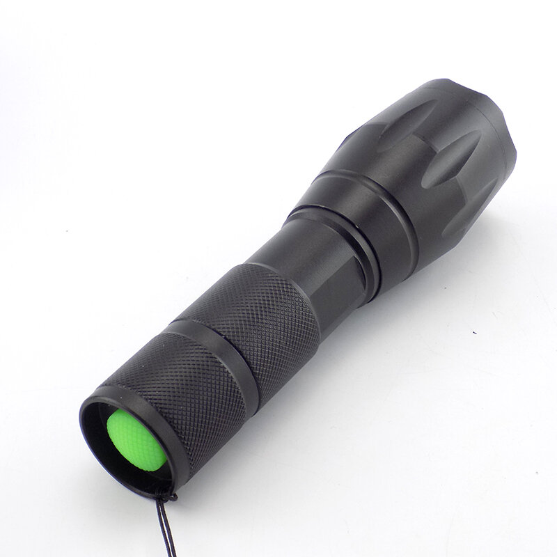 365nm 395nm de alta potência uv led flashlight zoom fluorescente blacklight ultravioleta 18650 flash lâmpada tochas para detecção