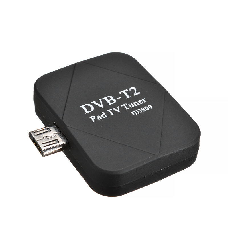 Mayitr-receptor sintonizador de TV Digital HD, 1 unidad, DVB-T2, Micro USB, Dongle, 2 Kits de antena para teléfono Android
