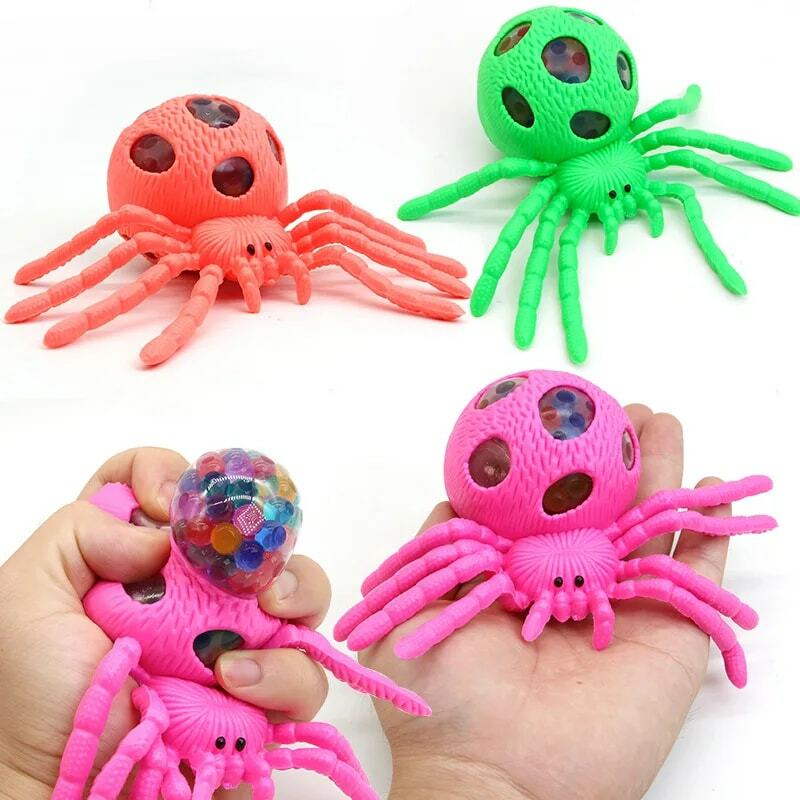 Spider Pressure Relief Ball Creative Compression Grape Ball  Spider Toy For Children