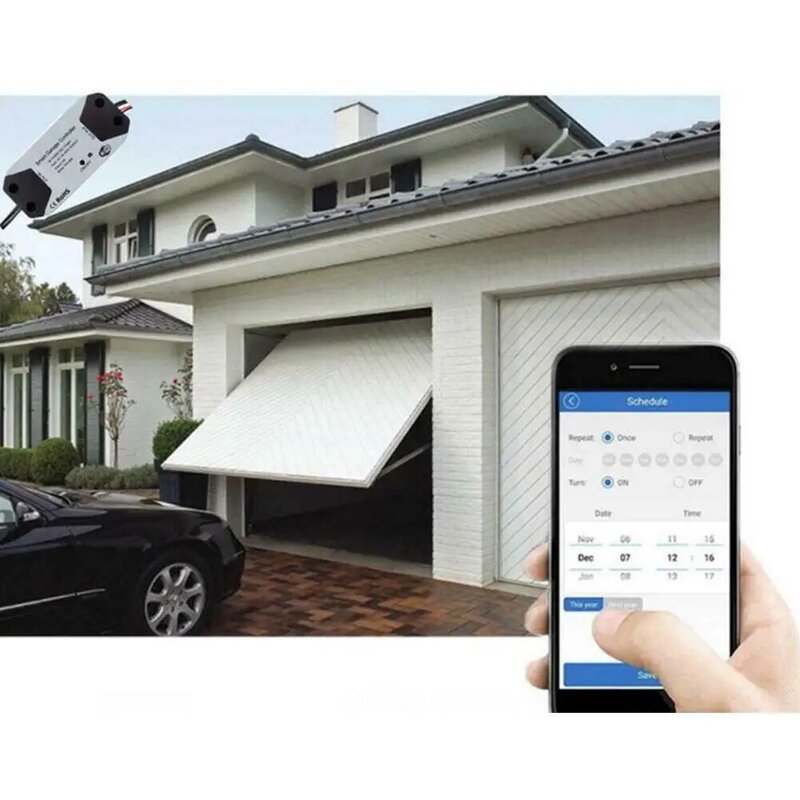Wifi Schakelaar Smart Garagedeuropener Controller Werk Met Alexa Echo Google Home Smartlife/Tuya App Controle Geen Hub vereisen