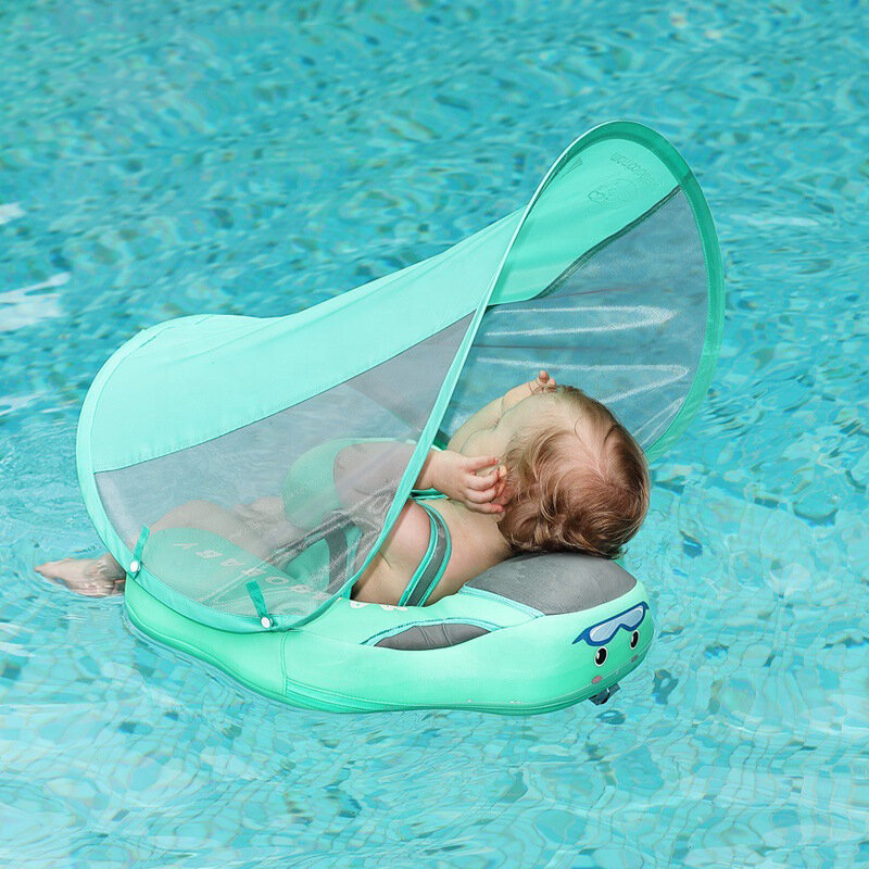 New Baby Floater Infant Swimmers Non-inflatable Float Child Lying Swimming Ring  Waist Float Ring Float Pool Toy Swim Trainer