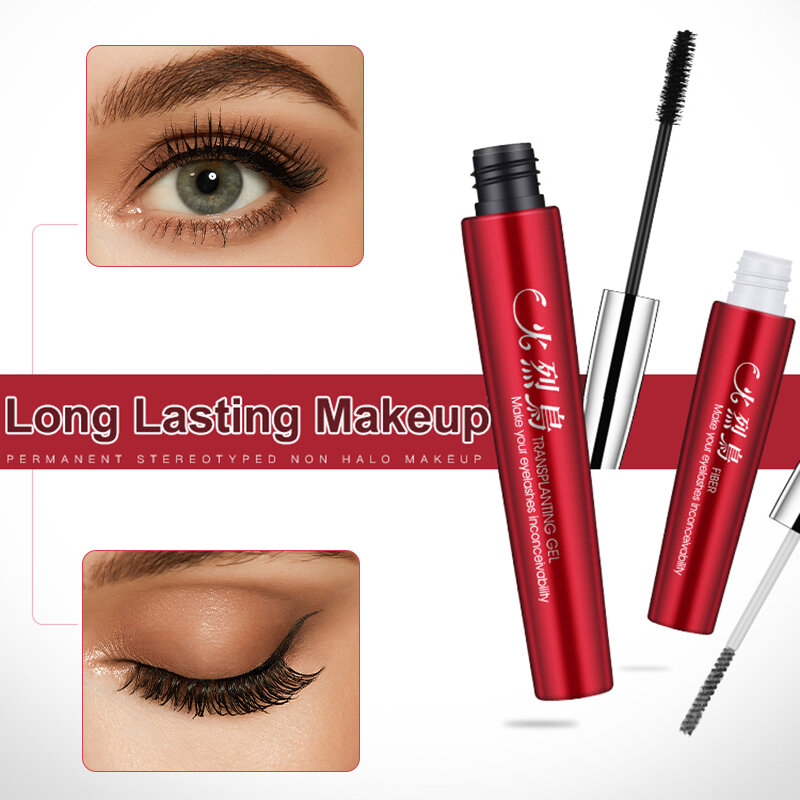 FLAMINGO 2pcs Mascara Waterproof Eye Profession Makeup Cosmetics Natural Curling Lengthening Eye Mascara New Gift For Women