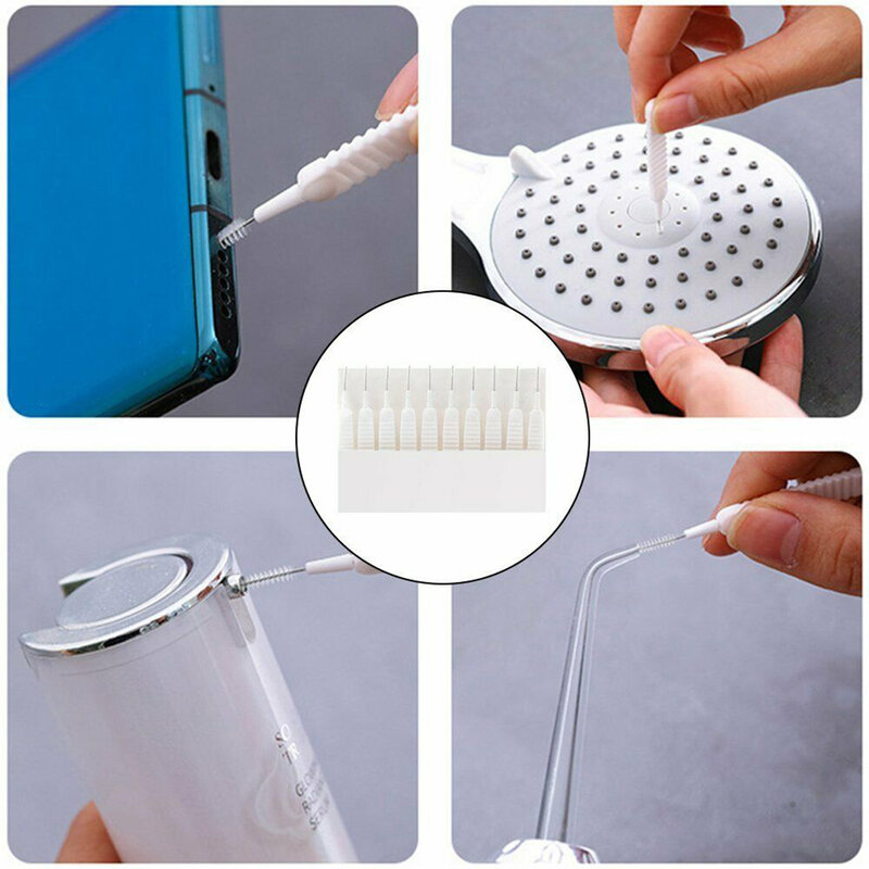 20PCS Gap Hole Anti-clogging Cleaning  Brush  Shower  Head Holes Cleaner Household Cleaning Supplies