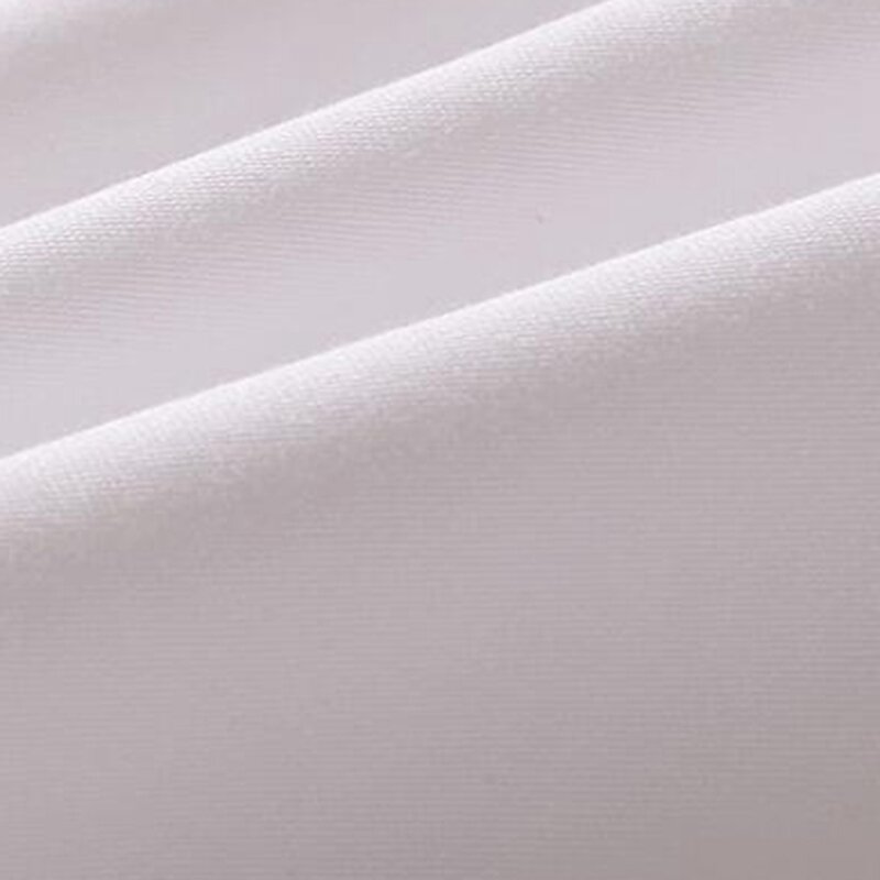 2Pcs White Pillowcase Bedding Cotton Solid Ruffle Pillow Sham Princess European Pillow Cover Protector 48x74cm