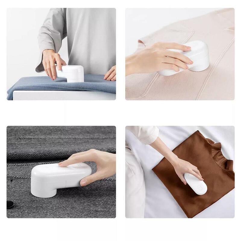 Original Xiaomi Mijia Portable Lint Remover Hair Ball Trimmer Sweater Remover 5 Leaf Cutter Head Mini Motor Trimmer