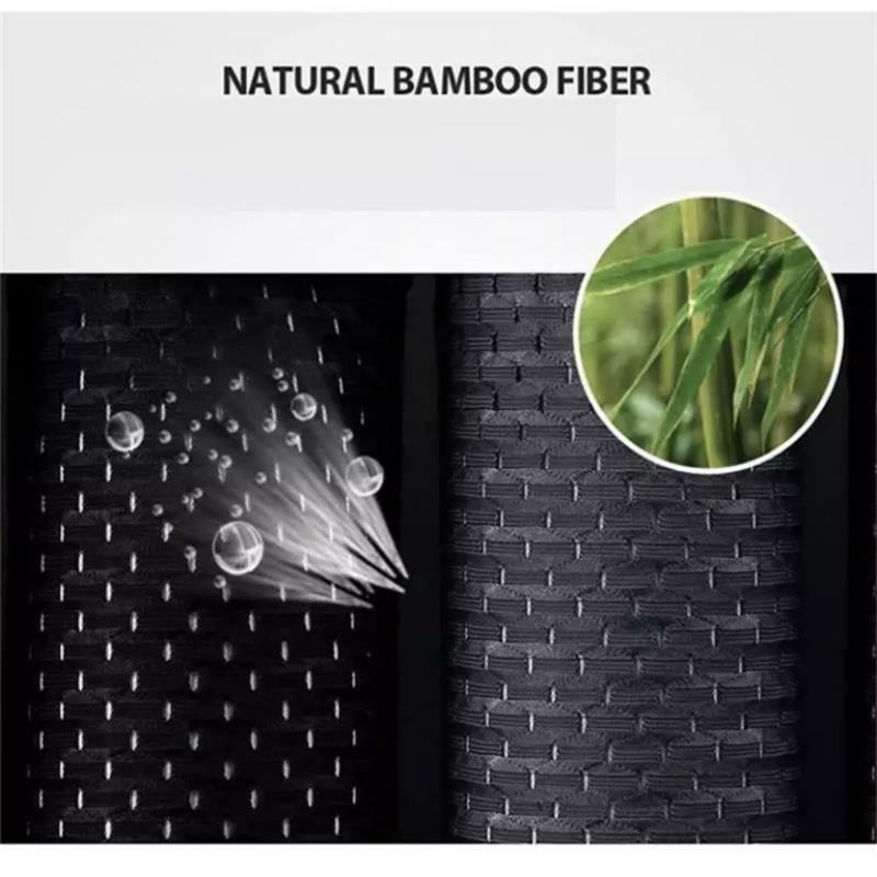 Calzoncillos bóxer de fibra de bambú para hombre, ropa interior Sexy, transpirable, con agujeros, cómoda, 4 unids/lote