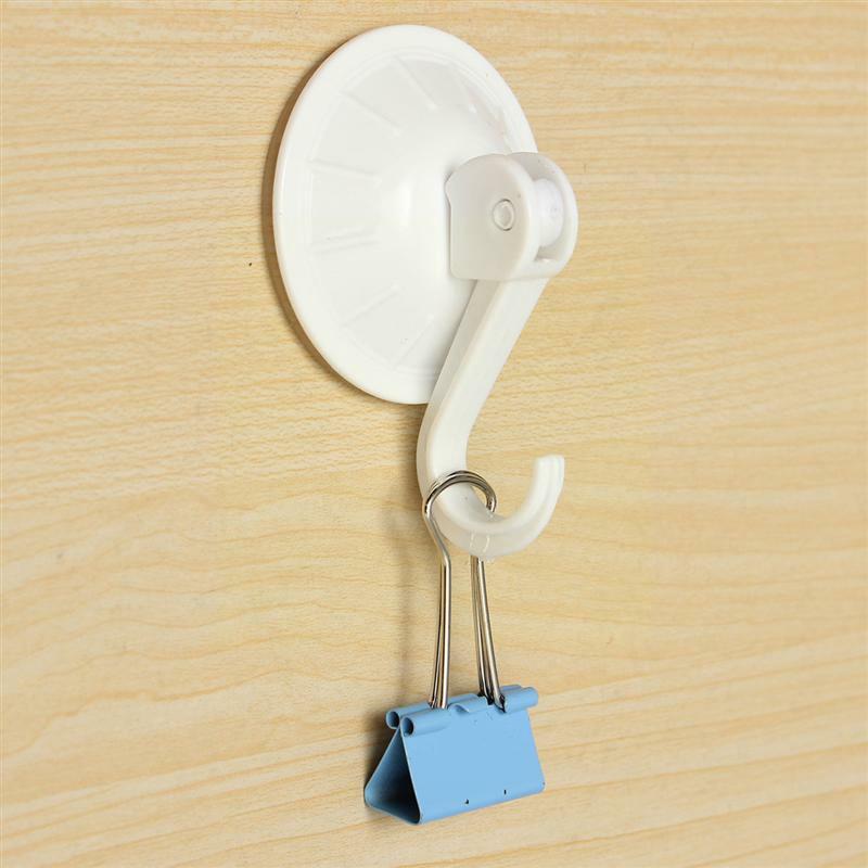 1 (white) 7.6CM large suction cup hook, vacuum hook, cup suction hook powerful T0A0