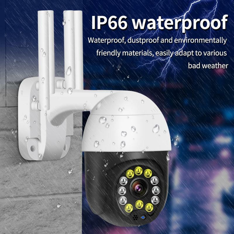 Caméra de surveillance dôme extérieure Wifi IP 1080P (ue/US/UK/AU), dispositif de sécurité domestique sans fil, avec système infrarouge
