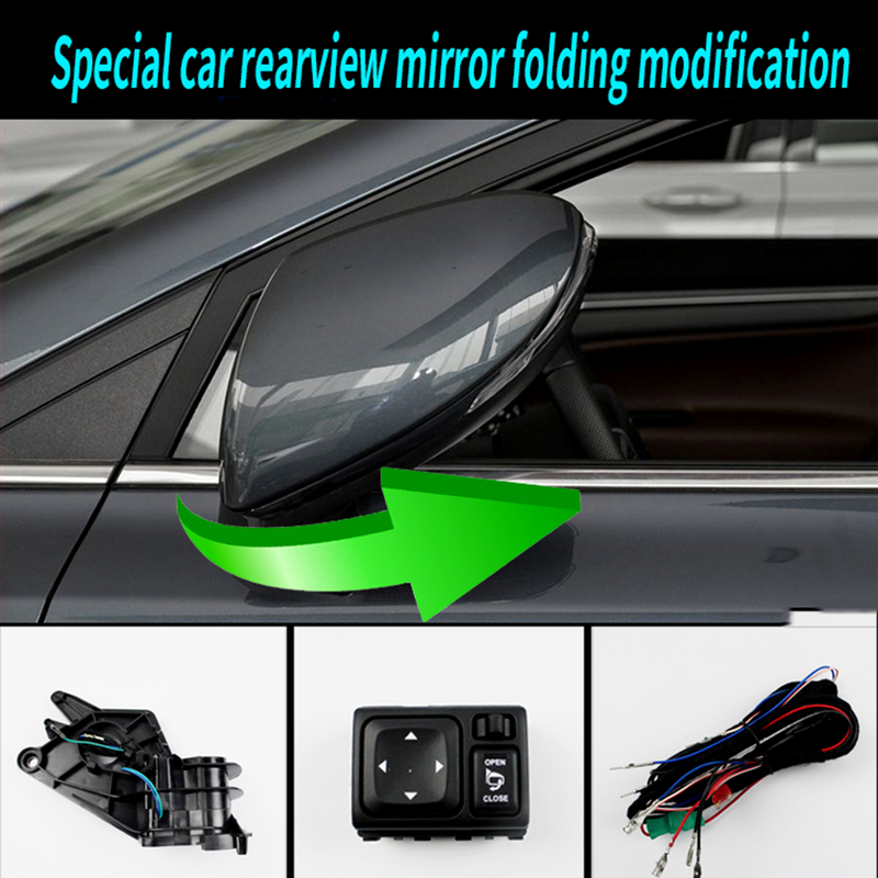 Untuk Nissan Sylphy Cermin Samping Motor Kendaraan Bermotor Cermin Lipat Kaca Spion Aktuator dan Motor Cermin Lipat Daya