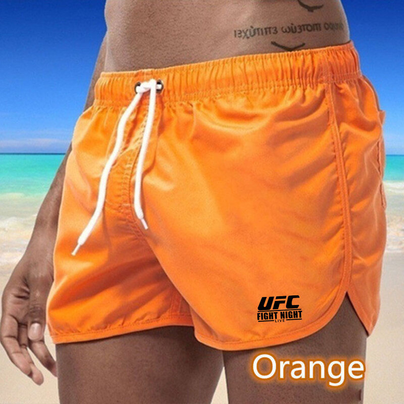 Shorts de moda masculina verão solto shorts de secagem rápida calças de três pontos calças de esportes ao ar livre masculino jogging praia calças