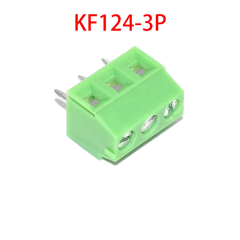 10 unids/lote-terminal de paso Original de 3,81mm, KF124-2P, conector empalmable de 3 pines, KF128L, KF124, nuevo