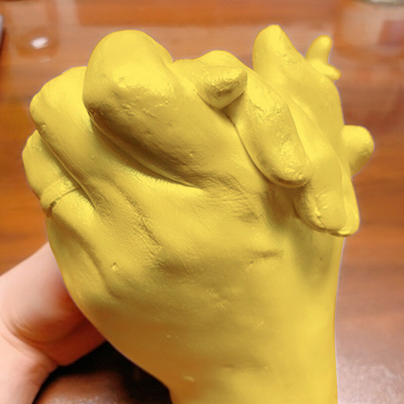 Kit de modelado de esculturas de yeso de moldeo a mano para parejas, manualidades de mano para adultos y niños, MD7