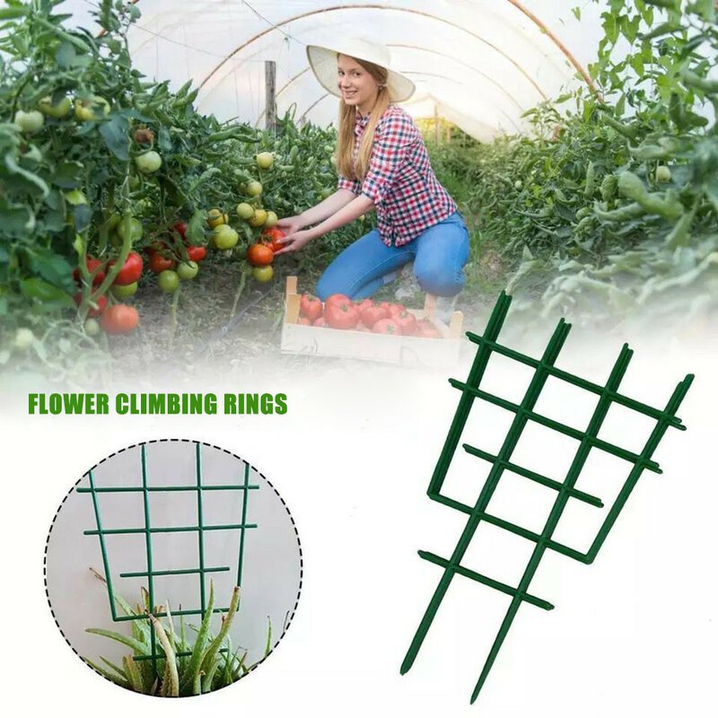 Решетки для подъема растений, садовые пластиковые мини-решетки для горшечных растений «сделай сам», 2 шт.