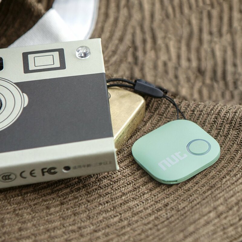Rastreador de azulejos con etiqueta inteligente NUT2, buscador de llaves, localizador, Mini rastreador Bluetooth, seguimiento GPS para llave Anti pérdida, alarma de seguridad