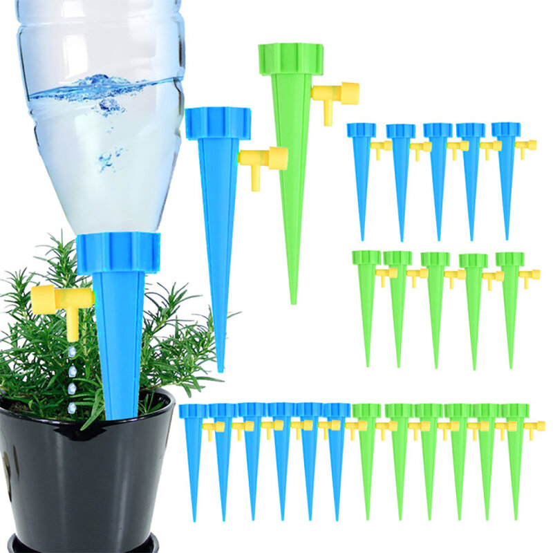 Automatic Drip Irrigation Tool Spikes Automatic Flower Plant Garden Flower Kit Adjustable Water Self-Watering Apparatus
