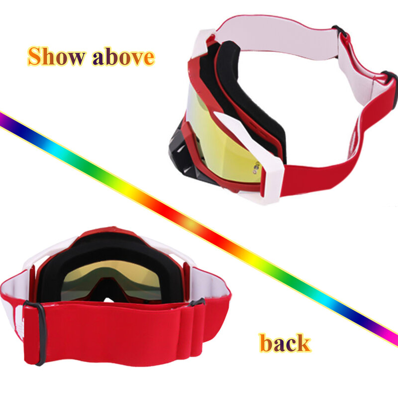 Eliteson-óculos de proteção para bicicleta, proteção uv, para motocross, atv, off road, esqui, ciclismo, lente, esportes ao ar livre, máscara para capacete