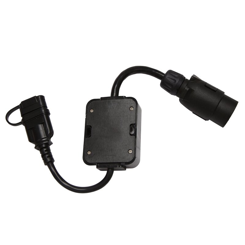 Trailer Connector Licht Kabel Converter Adapter Europese 7-Pin Naar Amerikaanse 4-Pin Way Plug.