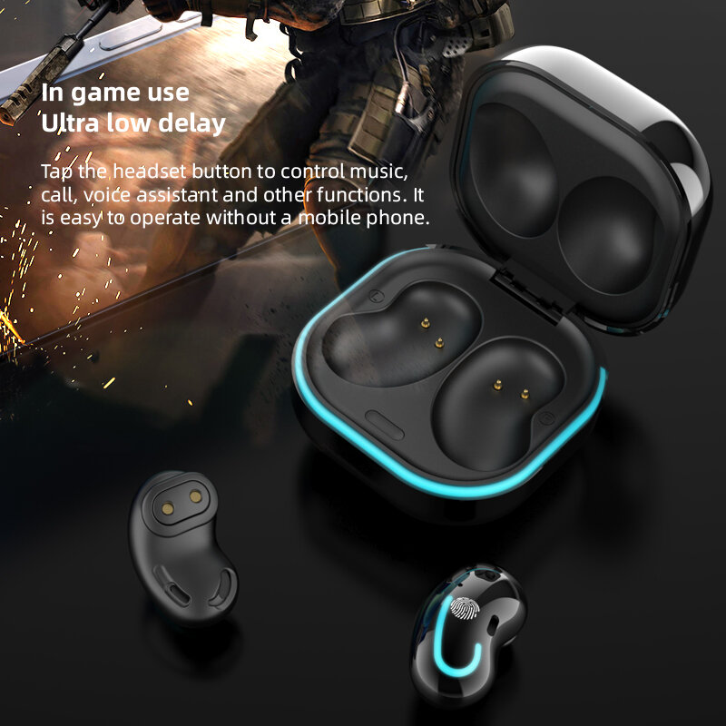 Auriculares inalámbricos compatibles con Bluetooth, cascos con cancelación de ruido para IPhone
