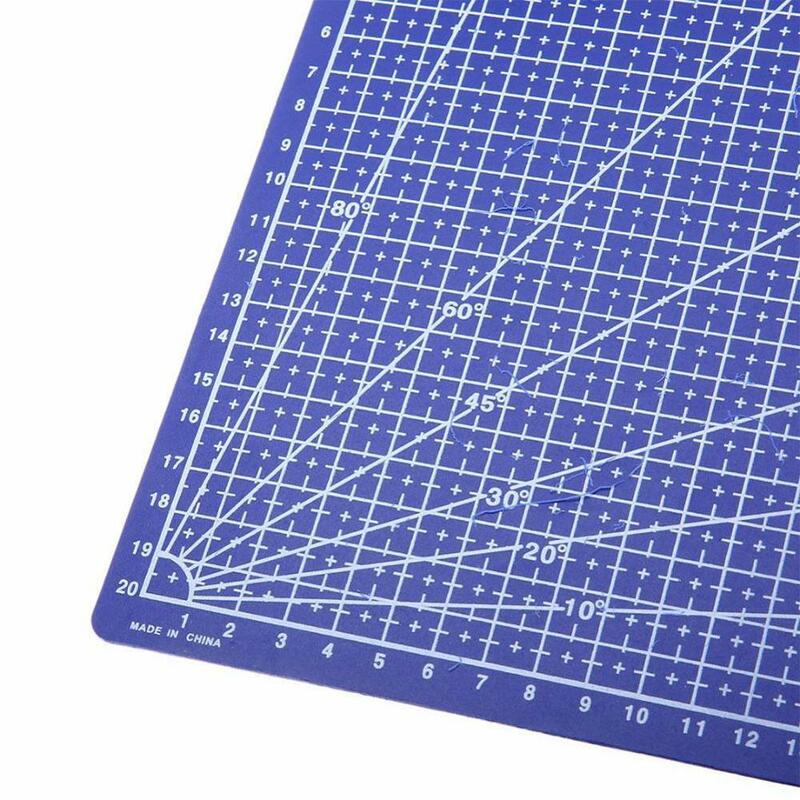 A3 PVC sewing cutting mats Rectangle Grid Lines Cutting Mat cutting Craft design Plate DIY tools board Double-sided mat O7N0