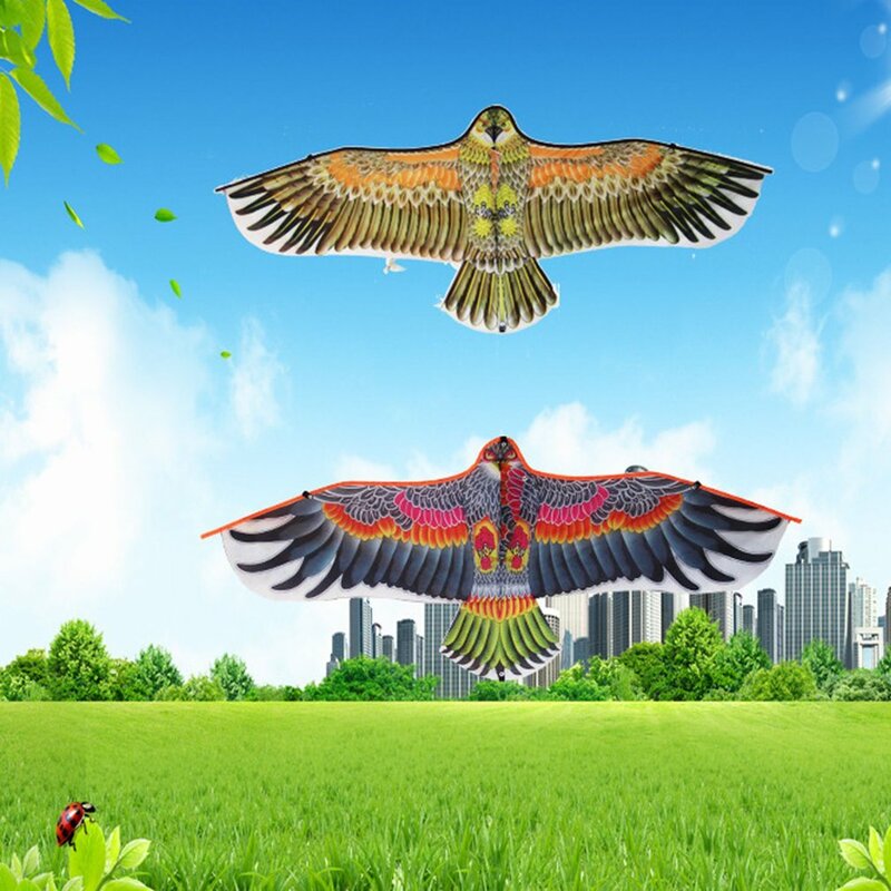Cometas de águila voladoras para niños, gran cometa de águila enorme de 1,1 m, juguete novedoso, el mejor regalo