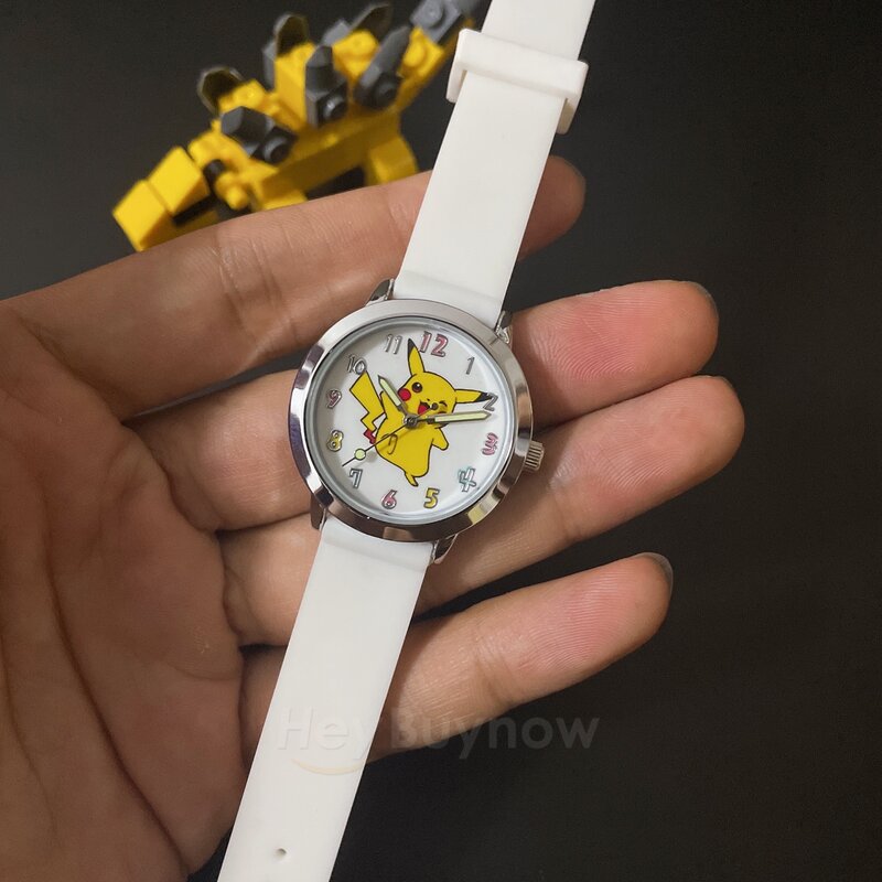 Japońskie Anime Style Fun Kids Watch Casual silikonowa mozaika kreskówkowa zegarek dla chłopców i dziewcząt urodziny zegar na prezent Relogio Infantil
