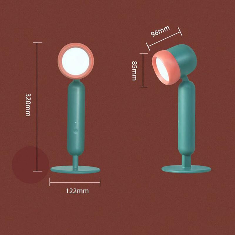 Dimmable Touching Control LED Table Lamp USB Rechargeable LED Desk Lamp Flexible Ajustable Eye Protection Study Reading Lamp