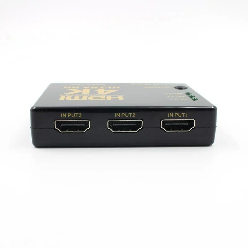 HDMI-Tương Thích Công Tắc 3 Cổng 4K * 2K Bộ Chia Nút Chọn 3 Trong 1 Ra Hub Hộp + điều Khiển Từ Xa Tự Động Switcher 1080P HD Cho PS3 HDTV PC Laptop