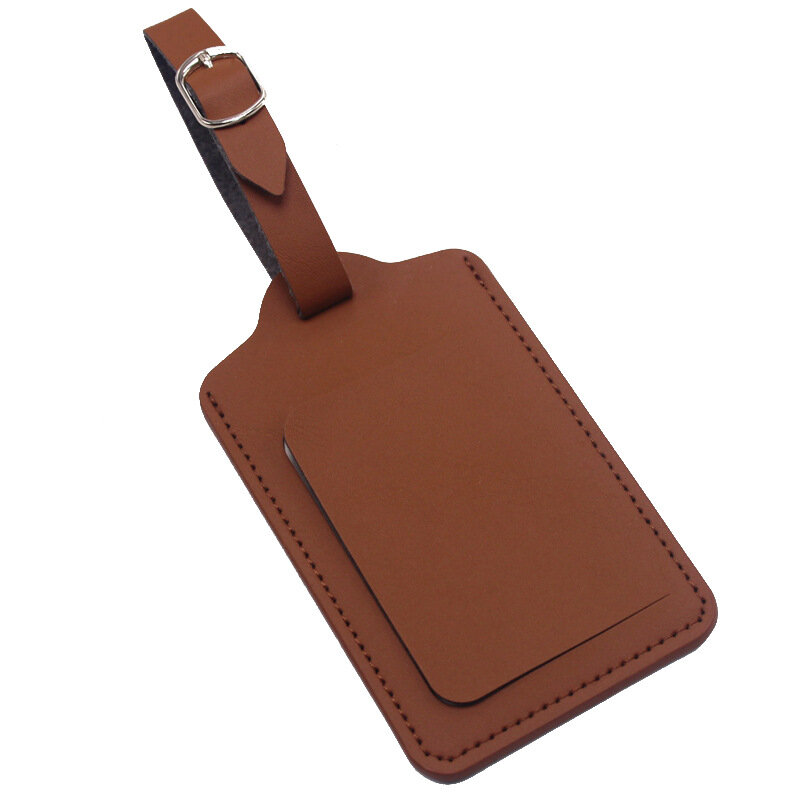 Quality Leather Luggage Tag Travel Accessories Suitcase ID Address Name Holder Baggage Boarding Tag Portable Label Drop Shipping