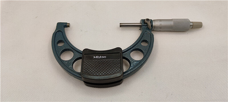 Micrometer mecânico do carboneto métrico da escala de medição dos micrômetros 75-100mm 0.01mm exteriores da ferramenta de mitutoyo do cnc que mede o ensino