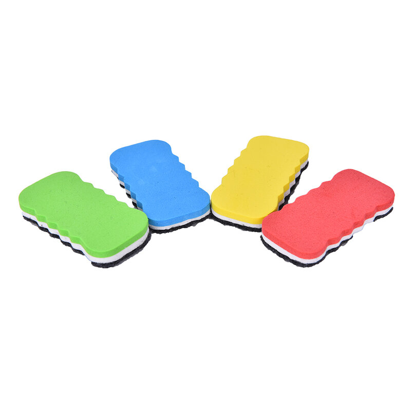 4Pcs Droog Veeg Marker Cleaner Whiteboard Schoolbord Tekening Draft Gum Kantoor Schoolbenodigdheden