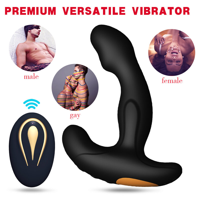 Massaggiatore prostatico a doppio motore vibratore anale rotante maschio vibratori a 360 gradi Plug anale SexToys per uomo stimolatore prostatico Adul