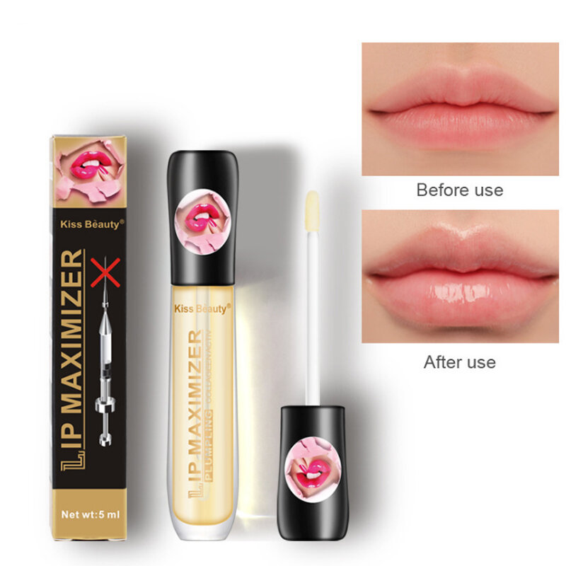 Hydrating Lip Essence Oil Long Lasting Moisturizing Lip Plumper Reducing Lip Prints Brighten Dark Lip Pink Fuller Sexy Lip Care