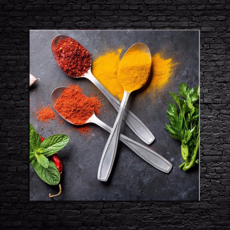 Quadro Pepper Spice Restaurant Deocr Canvas Painting Oil Painting Wall Pictures for Living Room Kitchen Decor Canvas Art Wall