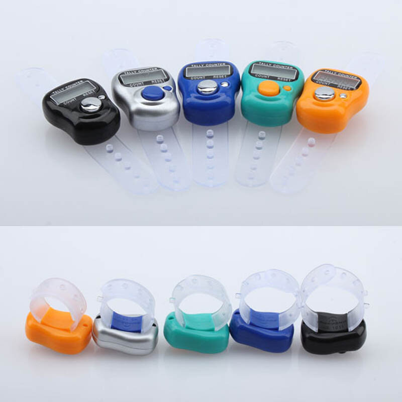 Electronic Digital Counter LCD Portable Hand Operated Tally for Kitchen Random Color NYZ Shop
