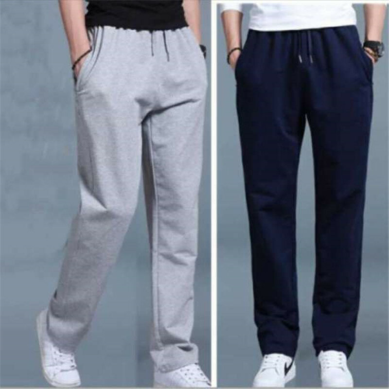 High quality Spring and autumn sports pants men's straight casual trousers wholesale loose running men sweatpants 2021