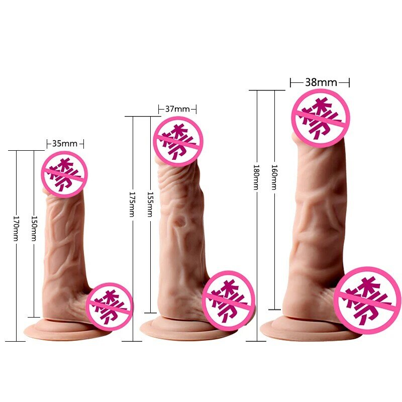 New Skin feeling Realistic Dildo soft material Huge Big Penis With Suction Cup Sex Toys for Woman Strapon Female Masturbation