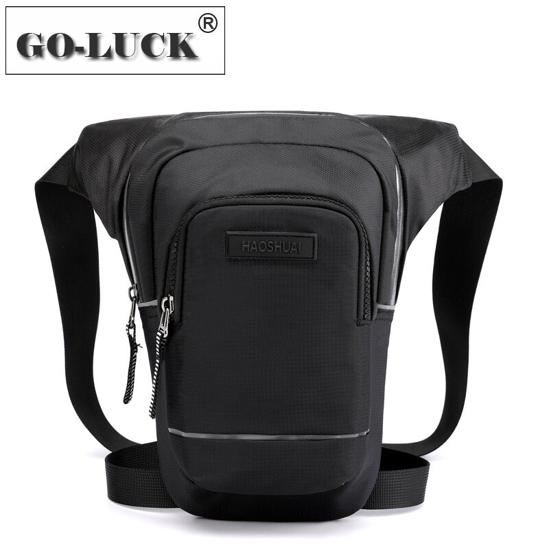 New Leisure Outdoor Sport Leg Thigh Pack Men Riding Waist Fanny BagTactical Night Reflective Chest Sling Packs Shoulder Bags