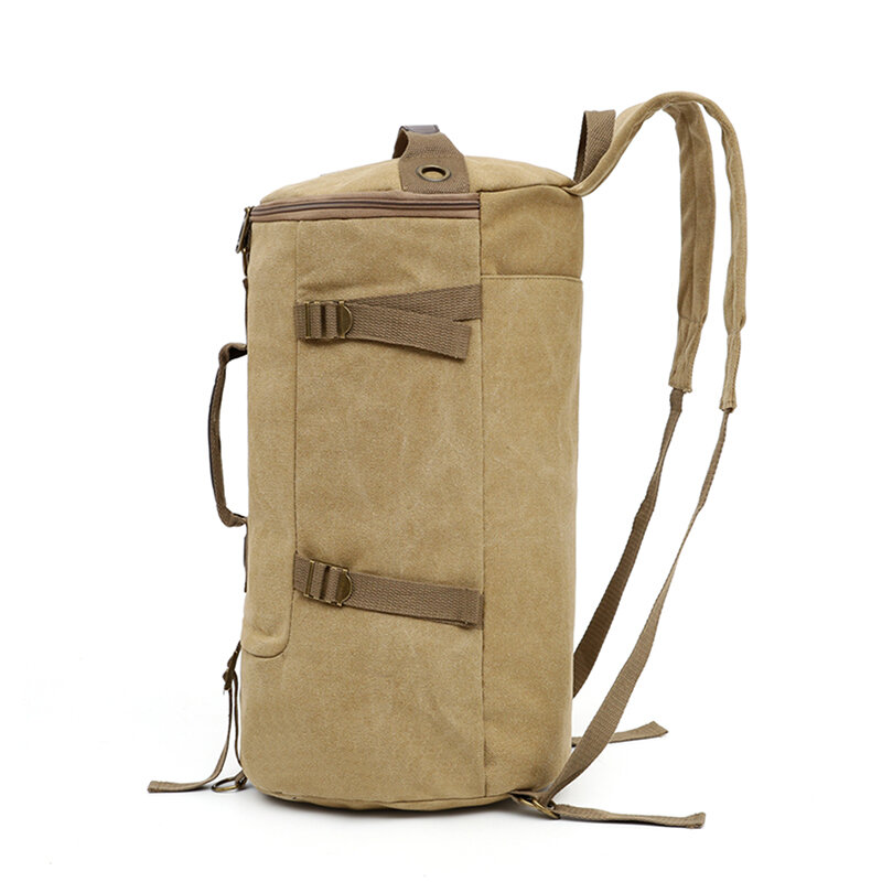 YILIAN-bolsa de viaje multifuncional de lona para hombre, mochila de gran capacidad, versátil, informal, a la moda, para deportes y fitness