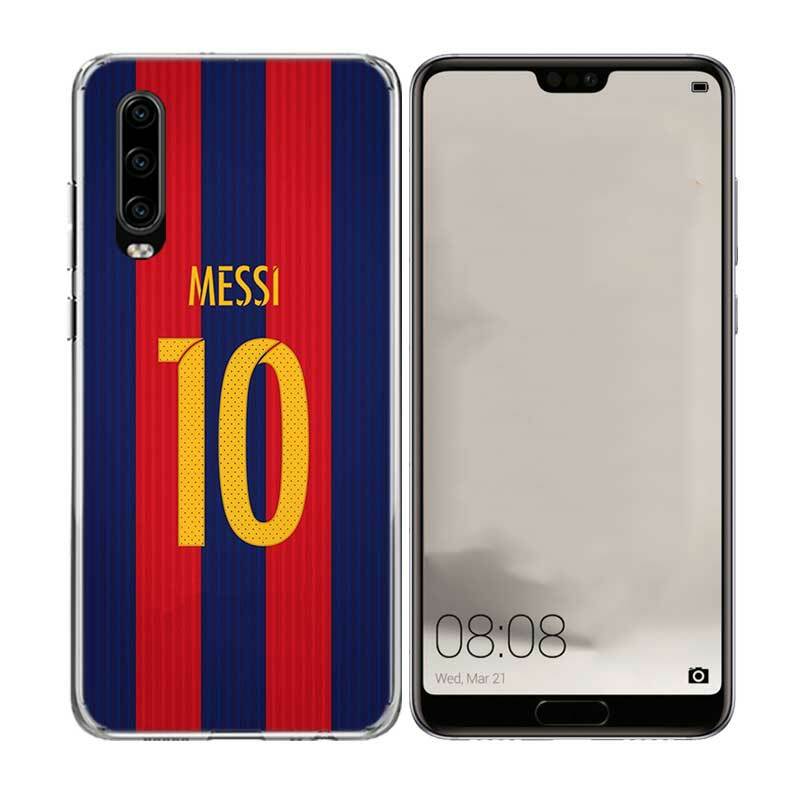ฟุตบอลดาวหมายเลข10 Messi ซิลิโคนสำหรับ Huawei P40 P30 P20 Mate 30 20 10 P10 Pro + Lite P สมาร์ท Z Plus + 2019 2018ฝาครอบ