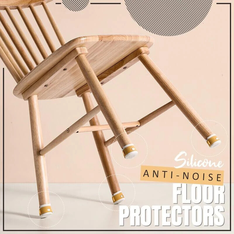 Capa protetora de silicone para móveis, 4 unidades, pé de mesa, protetor de chão para perna da cadeira, chão proteção anti-escorregamento pernas de mesa
